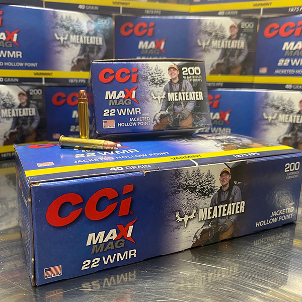 CCI Maxi-Mag MEATEATER 22 MAG WMR 40 gr. JHP #958ME 200 rnd/box